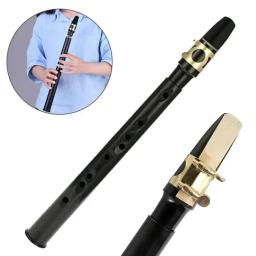 Mini Saxofone Portátil com Bolso, 8 Buracos, Pequeno Saxofone Bag, Acessórios Musicais, Instrumento de Transporte com Sopros, Y7C6 - Image 6