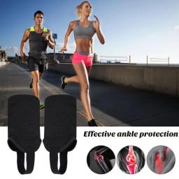 Protetor de tornozelo de malha para esportes, camada dupla, faixas elásticas, artes do futebol, unisex, rugby - Image 6