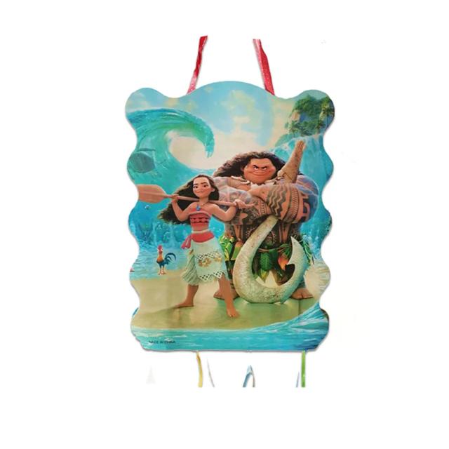 Pinata Temática da Moana da Disney - Brinquedo para Aniversário Infantil, Decoração de Festa e Lembrancinhas DIY