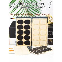 Silicone Boquilha para Saxofone Boquilha, Almofadas, Clarinete, Dente Pad, Protetor, Acessórios Instrumentos Musicais, 10 pcs - Image 4