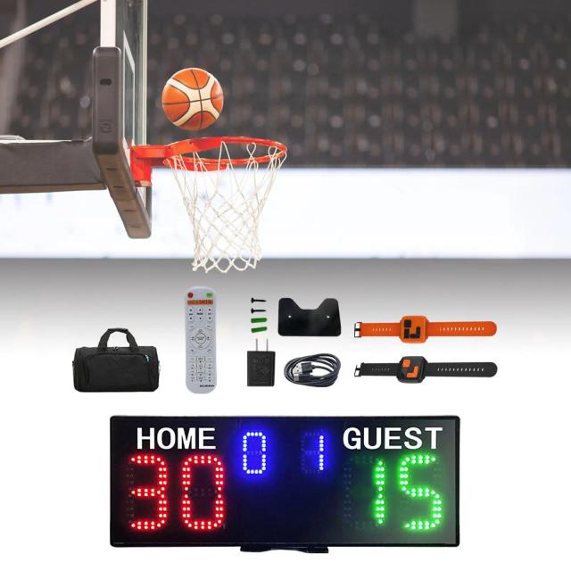 Placar Digital Multifuncional com Controle Remoto para Beisebol, Futebol, Vôlei e Badminton