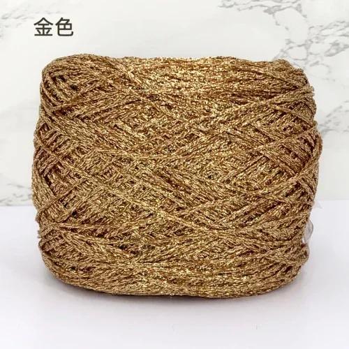 Fio de Crochê Alize Metalizado 100g Cor Prata Seda para Tricô, Bordado e Macramé Econômico