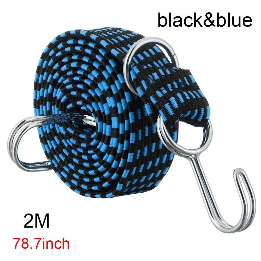 Corda elástica de borracha para bicicleta e motocicleta, Ganchos, Gravata, Teto Rack Strap, Fixed Band Hook, Bicicleta - Image 1