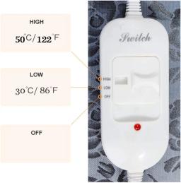 Almofada de aquecimento elétrica do animal de estimação para cães e gatos almofada de aquecimento ajustável - Image 5