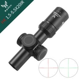 Março HK 1.5-5.5x20IR Airsoft Gun Âmbito Air Rifle Visão óptica Tactical Softair Pcp Ar 15 Colimador para Caça Besta luneta rifles aire comprimido 5 5 de caza tiros - Image 1
