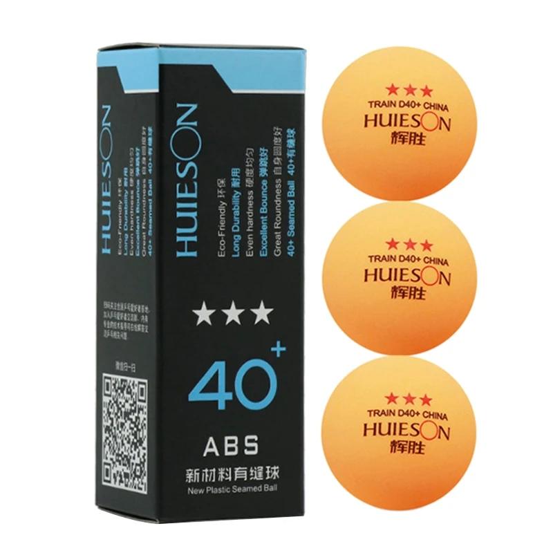 YD61 3 estrelas profissional DJ40 tênis para bola pingue-pongue branco laranja amador - Image 1