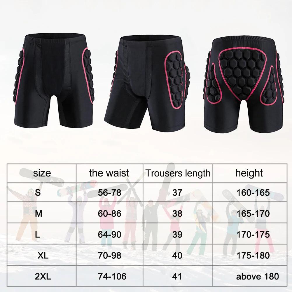 Patinação artística gelo quadris protetor almofada esportes suporte de segurança proteção protetora esqui impacto shorts desgastar-resistente adolescentes - Image 1