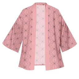 Anime tanjirou kamado cosplay quimonos para homens mulheres japonês haori kamade nezuko robe outfits kochou shinobu quimono capa de verão - Image 3
