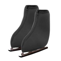 1 par preto capas de skate lâmina de skate de gelo cobre lâmina de skate para patins de hóquei patins de figura e patins de gelo para meninas - Image 5