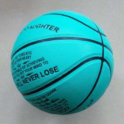 Bola de couro de basquete, gravado, presentes para o filho com a meu filho Palavras, tamanho padrão 7, aniversário, 1pc - Image 3