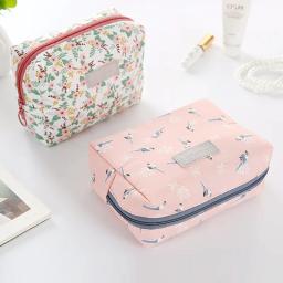 Sacos de cosméticos de algodão para meninas saco de maquiagem saco de guardanapo para senhoras saco de organizador de tampão mini sacos de cosméticos - Image 1