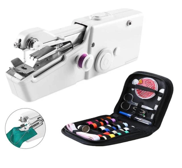 Máquina de Costura Portátil: Reparos Rápidos para Artesanato e Uso Doméstico em Viagens