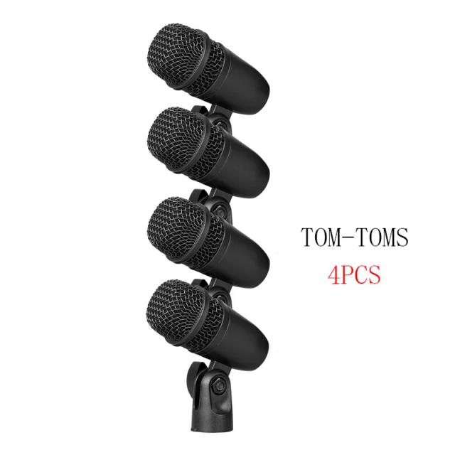 Descubra os Novos Kits de Microfones Profissionais para Bateria: Full Metal, Condensador e Dinâmico para Bass, Snare e Tom-tom