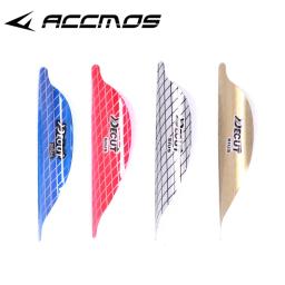 Decut Archery Pena Espiral para Tiro Arqueiro, Spin Vels, Asa Direita, Acessórios DIY, 1,56 ", 1,75", 2 ", 50pcs por caixa - Image 3