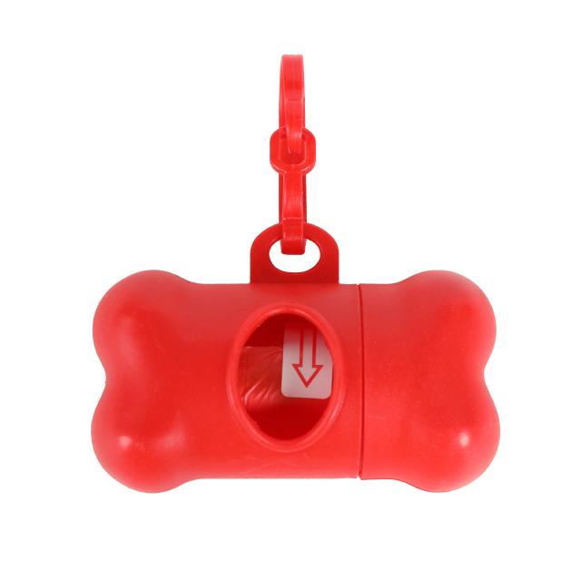 Dispenser Portátil para Sacos de Lixo em Forma de Osso para Cães - Suprimentos Práticos para Limpeza e Passeios com Seu Pet