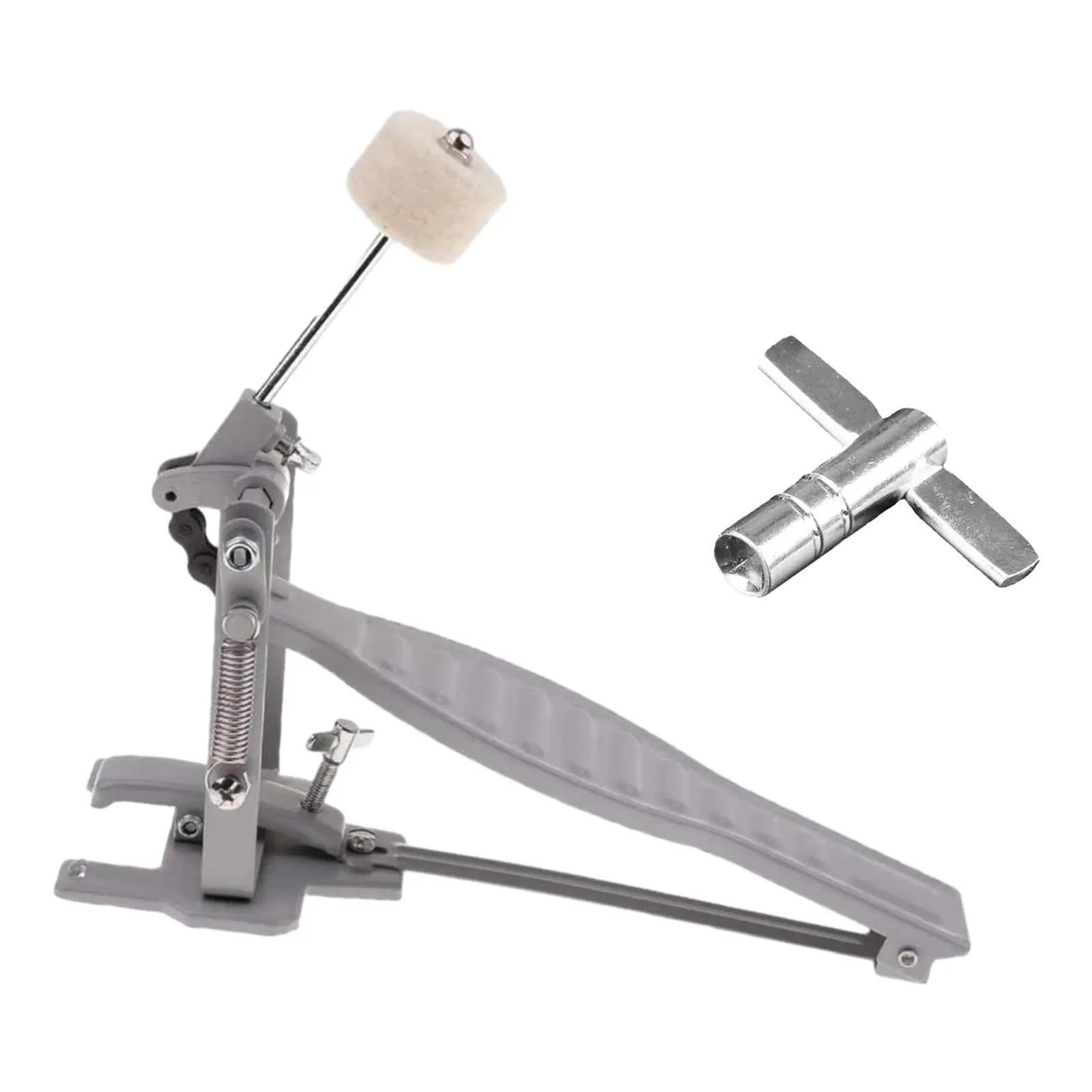Pedal profissional do bumbo, liga de alumínio, pontapé portátil único pé, pedal para desempenho, bateria eletrônica - Image 1