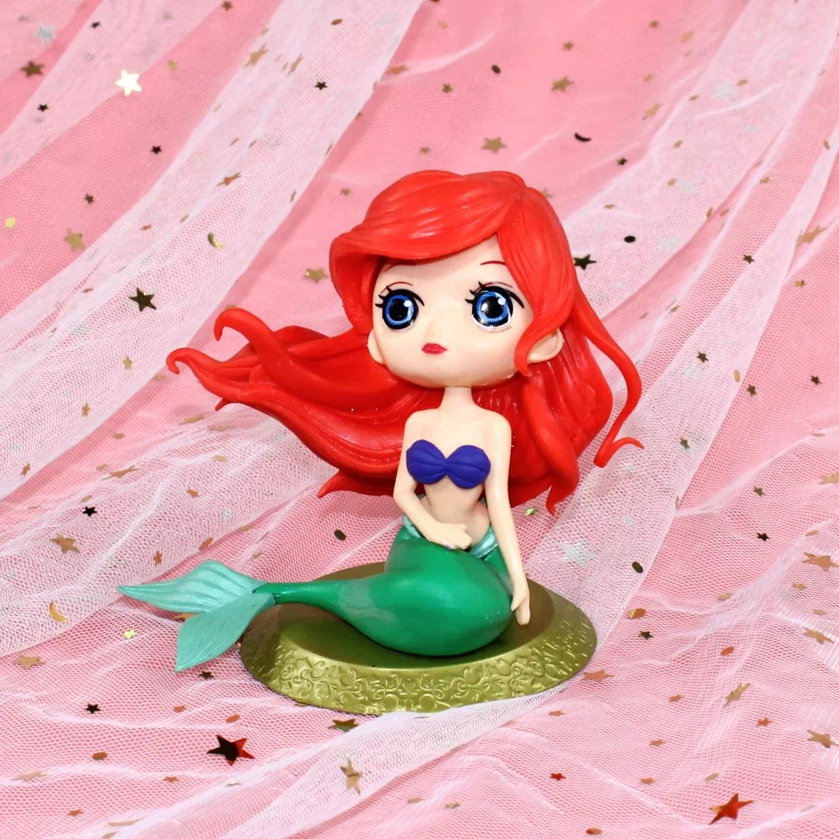 Disney Princess Snow White PVC Anime Dolls, Figuras de Elsa, Modelo Colecionável, Brinquedos para Crianças, Presentes de Aniversário, Decoração do feriado - Image 1