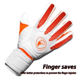 Luvas de guarda-redes para adultos e crianças, proteção de látex, futebol, tamanho 5, 6, 7, 8, 9, 10 - Image 4