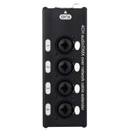 Cabo Multi Rede XLR para Palco, Iluminação Sonora, Estúdio de Gravação, Masculino e Feminino, RJ45 Ethernet, 4 canais, 3 pinos, NE8F-4M - Image 5