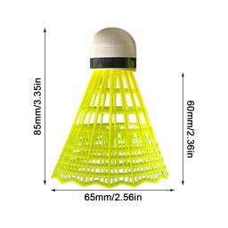 Nylon Badminton Ball para Iniciantes Prática, High Speed Badminton Birdies, Grande Estabilidade, Atividades Esportivas, 3 Pcs, 6 Pcs - Image 6