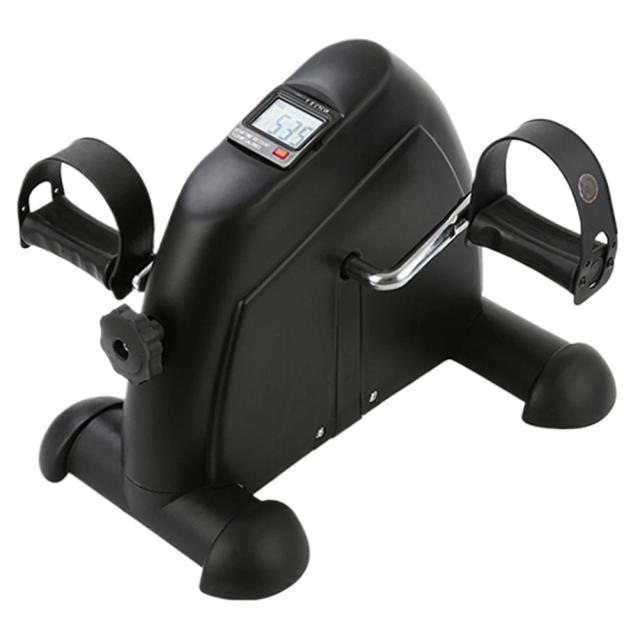 Mini Bicicleta Ergométrica Ajustável Peddler com Display LED para Treinamento de Braço e Perna