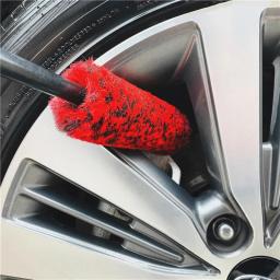 Auto Roda Detalhando Escova, Dobrável, Ferramentas De Limpeza De Carro De Lã Para Aro De Carro, Lavagem De Pneus, Facilmente Limpa, Áreas De Difícil Alcance - Image 2