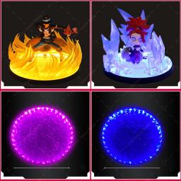 Base Luminosa Redonda Com Efeitos Especiais, Display DIY, Suporte Base Acessórios, Adequado Para Anime, Luffy, Sabo, Son, Goku, Freeza, Model Toy - Image 1