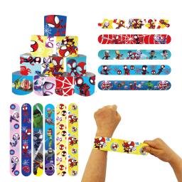 Spiderman Superhero Slap Pulseira, Aranha e Seus Incríveis Amigos Pocket Band, Favor de festa, Natal Pinata, Goody Bag Filler - Image 1
