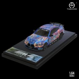 Professional Racing Team Diorama carro modelo coleção, carro em miniatura brinquedos, tempo Micro, liga, M4, G82, TM, 1:64, STR - Image 5