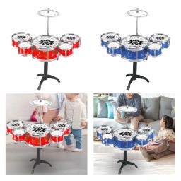 Kit de bateria infantil, percussão infantil, desenvolvimento, portátil, para meninos, presentes de férias - Image 3