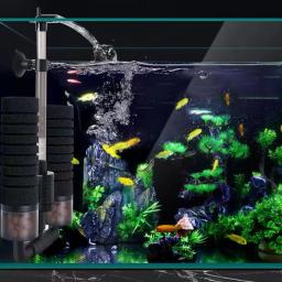 Conjunto De Filtro Bio De Aquário De Várias Camadas, Design Confiável, Copo De Sucção Forte, Fornecimento De Oxigênio, 1 Conjunto - Image 3