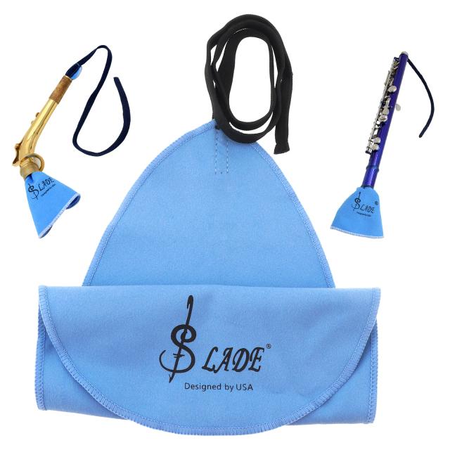 Pano de Limpeza de Suede Artificial para Instrumentos de Sopro como Saxofone, Flauta e Clarinete - Grande Tamanho Ideal para Inner Chamber