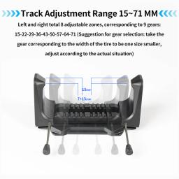 Suporte Vertical de bicicleta Fivela Mountain Road Bike Wall Mount Armazenamento Suporte de reparo de parede interior Bike Estacionamento Rack, ajustável, 1Pc - Image 2