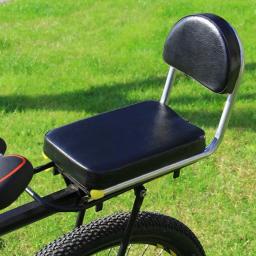 Almofada do assento traseiro de bicicleta com encosto, sela impermeável, esponja grossa macia universal, acessórios de bicicleta - Image 4