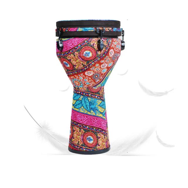 Tambores Africanos Coloridos para Iniciantes em Percussão - 10" e 12" em Atacado