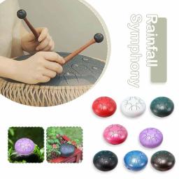 Bateria de cor oca para iniciantes, tambor oco, brinquedo de percussão, instrumento musical ao ar livre, percussão de jardim, 6 em, 8 tons - Image 5