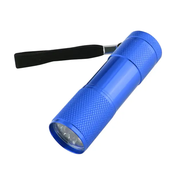Lanterna Portátil 9LEDUV LED Violeta UV 395nm: Ideal para Detectar Urina de Pets, Escorpiões e Higiene Feminina