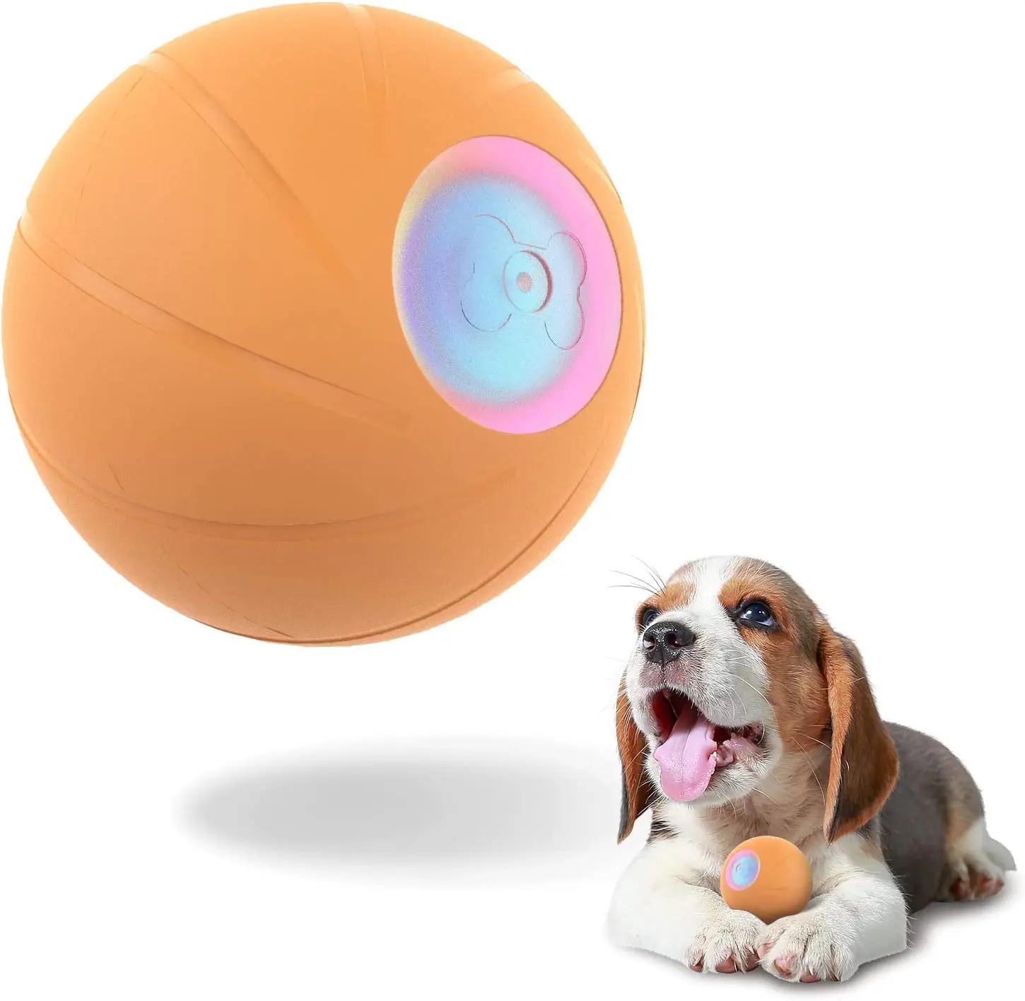 ATUBAN-Bola de brinquedo interativa inteligente do cão, movimento automático saltando bola rolante, borracha natural durável para cães pequenos e médios - Image 1