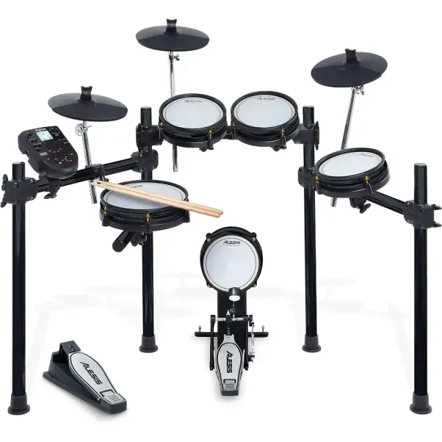 Bateria Elétrica Alesis Surge SE com Conexão USB MIDI, Cabeças de Malha Silenciosas e 40 Kits de Sons