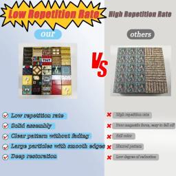 Blocos de construção magnéticos meu mundo cubo magnético para empilhamento conjunto de construção educar brinquedos sensoriais crianças meninos meninas idades 3 + diy - Image 3