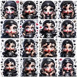 Cartoon Diamond Painting Kit para Meninas, Handmade Bordados, DIY Mosaico Decoração de Casa, Presente das Crianças, Betty Miss Stick - Image 1