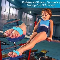 Ginástica Tumbling Equipamento de Treino, Durável, Pés Pegajosos Juntos, Ajustável, Treinador de Dança, 1 Par - Image 1