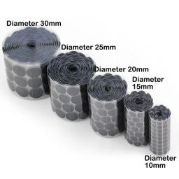 Auto-adesivo Fastener Tape, Dots Gancho e Loop, Sticky Back, Magic Coins, Artesanato DIY, Escritório, 10mm, 15mm, 20mm, 25mm, 30mm, 60mm, 50 Pares - Image 5