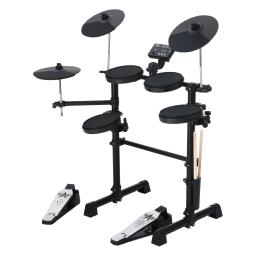 Kit de Bateria Eletrônica para Adulto Iniciante, Hi-Hat Pedais, Conexão USB MIDI, Presentes de Música, 8 PCs, 144 Sons - Image 6