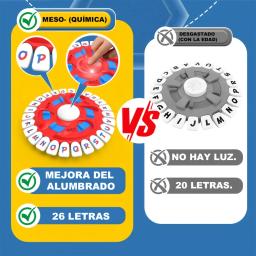 Jogos de tabuleiro espanhóis, versão atualizada de 26 teclas, jogo de mesa familiar de ritmo rápido, letras de pensamento rápido, prensando jogos de família tapple - Image 3