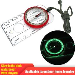 Bússola luminosa para expedição, Alta precisão, Armazém impermeável da aventura, Multifuncional Outdoor para Caminhada Sobrevivência - Image 1