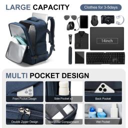 Mochila de viagem avião de curta distância ryanair cabine saco 40x20x25 mochila das mulheres dos homens lazer escola bolsa para portátil bagagem de mão - Image 4