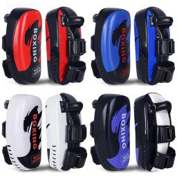 1 pçs couro do plutônio boxe alvo mão pé kicking almofada saco para muay thai taekwondo mma artes marciais treinamento equipamentos de fitness - Image 1