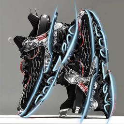 Lexsan-Tênis Masculinos de Malha Respirável, Tênis Masculino, Moda Casual, Amortecimento Lâmina, Designer de Luxo, 2024 - Image 1
