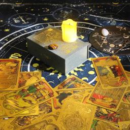 Conjunto de tarô para festa, misteriosas cartas de baralho, suave e impermeável, presente para amigos e família, alta qualidade, 2022 - Image 3